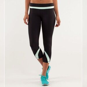 Lululemon Run Inspire Crop II Athletic Pants Mint Moment 2